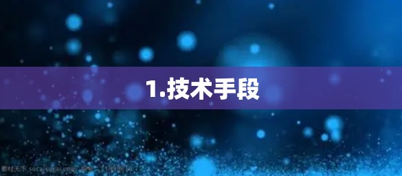 1.技术手段