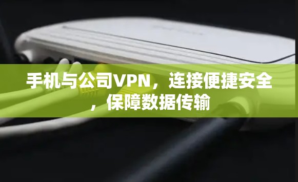 手机与公司VPN，连接便捷安全，保障数据传输