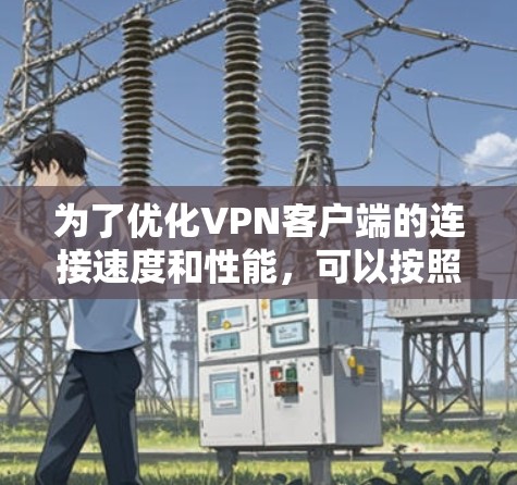 为了优化VPN客户端的连接速度和性能，可以按照以下步骤进行
