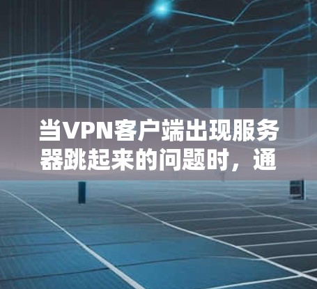 当VPN客户端出现服务器跳起来的问题时，通常需要从多个角度进行排查和解决。以下是逐步的解决方案