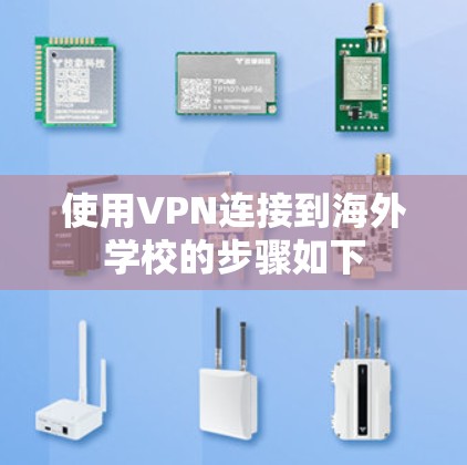 使用VPN连接到海外学校的步骤如下