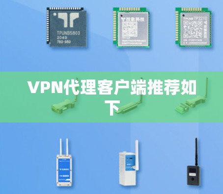 VPN代理客户端推荐如下