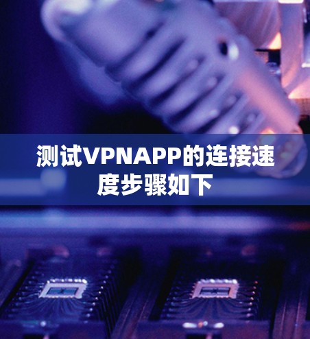 测试VPNAPP的连接速度步骤如下