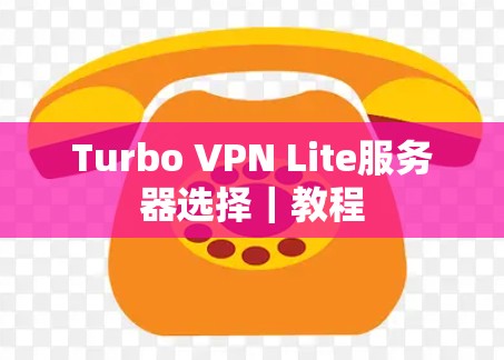 Turbo VPN Lite服务器选择｜教程