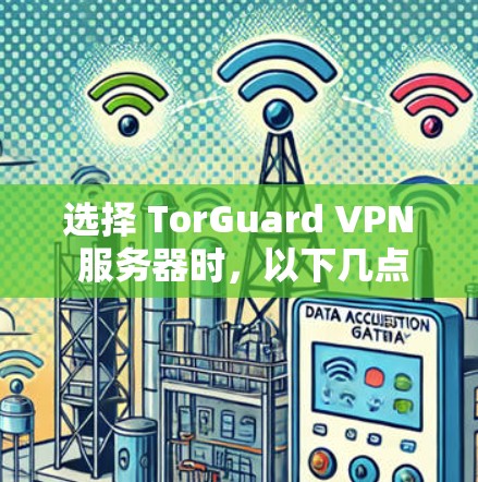 选择 TorGuard VPN 服务器时，以下几点值得考虑