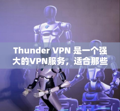 Thunder VPN 是一个强大的VPN服务，适合那些希望在不被实时网络监控的情况下安全地传输数据。以下是使用Thunder VPN 的指南