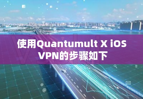 使用Quantumult X iOS VPN的步骤如下