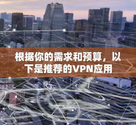 根据你的需求和预算，以下是推荐的VPN应用