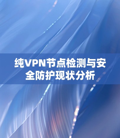 纯VPN节点检测与安全防护现状分析