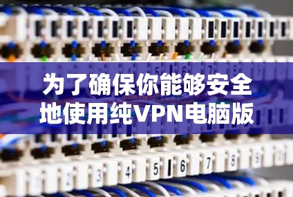 为了确保你能够安全地使用纯VPN电脑版保护你的数据，以下是一个分步骤的指南